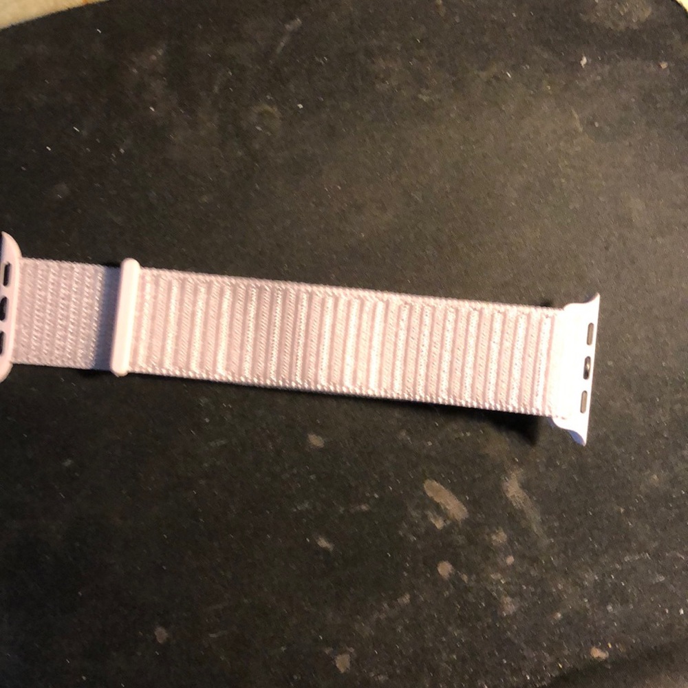 Pink sport loop strap band for Apple Watch